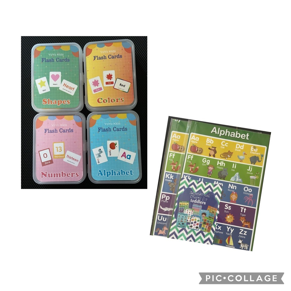 Learning Charts and flashcards for toddlers